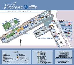 Ted Stevens Anchorage International Airport - North Terminal Map