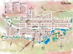 Telluride Town Map