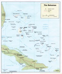 The Bahamas Tourist Map