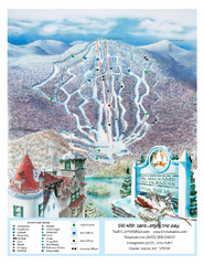 The Balsams—Wilderness Ski Trail Map