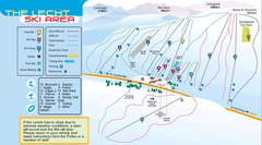 The Lecht Ski Trail Map
