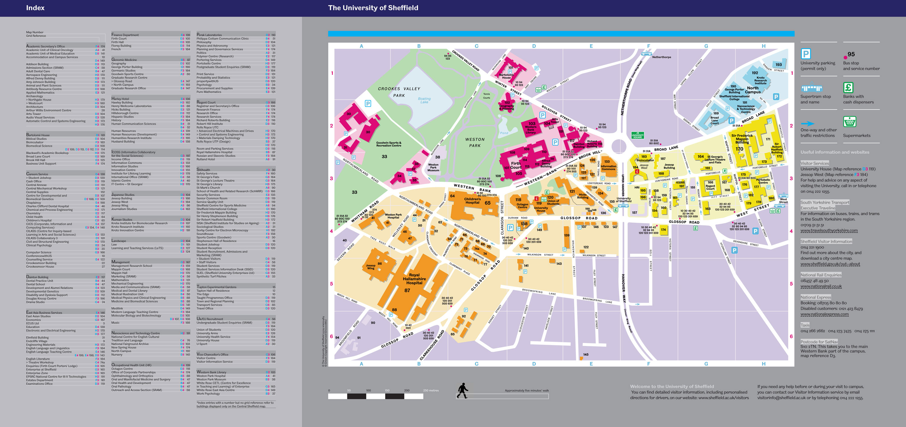 the-university-of-sheffield-reference-map-sheffield-south-yorkshire