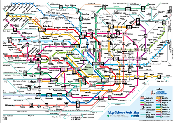 fullsize tokyo metro map