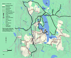 Tolland State Forest winter trail map