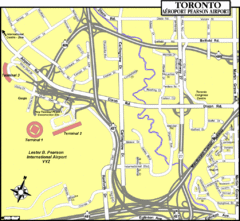 Toronto Airport Map