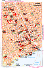 Toronto Downtown Map