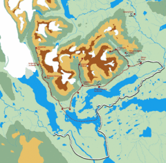 Torres del Paine Trekking Map