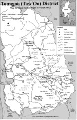 Toungoo District Map