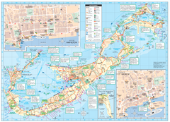 Tourist map of Bermuda