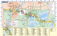 Travel Accommodations in Kissimmee, Florida Map