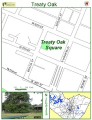 Treaty Oak Map