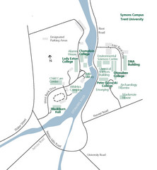 Trent University Campus Map