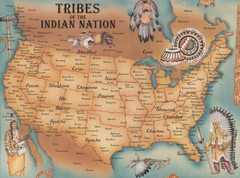 Us Map Of Native American Tribes