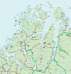 Tromso Lyngen Region Overview Map