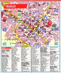 Trujillo Tourist Map