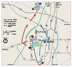 Tupelo National Battlefield Official Map