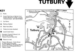 Tutbury Town Centre Map