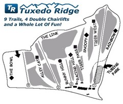 Tuxedo Ridge Ski Trail Map