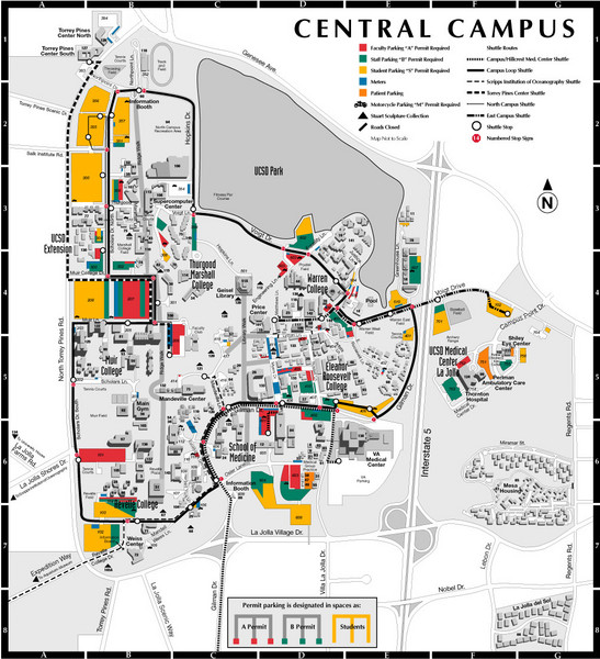 university of california san diego campus map Uc San Diego Map 9500 Gilman Dr La Jolla Ca Mappery university of california san diego campus map