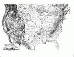Usa Map Rivers And Mountains