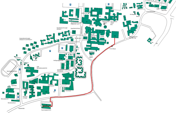 Universitat Stuttgart Campus Map Nobelstraszlige 15 Stuttgart Germany Mappery