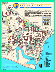 University of California at Santa Barbara Map