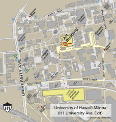 University of Hawaii at Manoa Campus Map