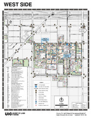 University of Illinois at Chicago - West Map