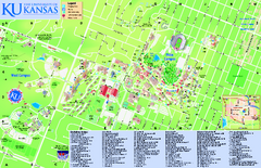 University of Kansas - Main Campus Map