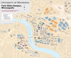 University of Minnesota Campus Map