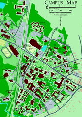 University of New Hampshire Campus Map