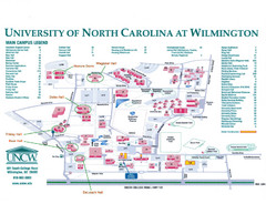 University of North Carolina at Wilmington Map