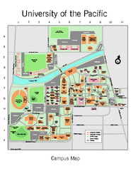 University of the Pacific Stockton Campus Map