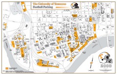 University of Tennessee Tourist Map