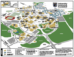 University of Victoria - Cycling Amenities Map