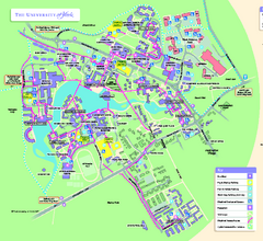 University of York Map - Heslington Campus