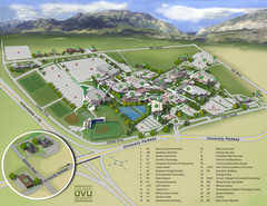 Utah Valley University Map