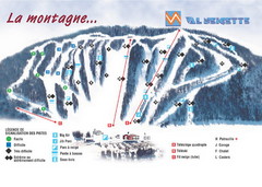 Val Neigette Ski Trail Map