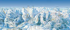 Val d’Allos—La Foux Ski Trail Map