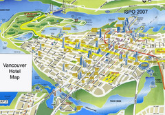 Vancouver Hotels Map