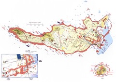 Ventotene Tourist Map