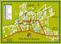 Villa General Belgrano Tourist Map