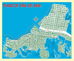 Vina Del Mar Map