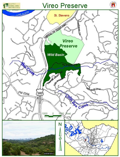 Vireo Preserve Map