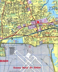 Virginia Beach, Virginia City Map