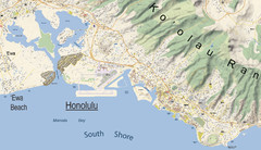 Waikiki - Oahu - map-illustrator.com Map