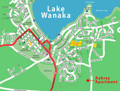 Wanaka Town Map