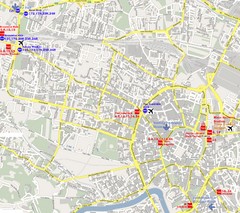 Warsaw, Poland Tourist Map