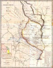 Wartime map of the Chaco