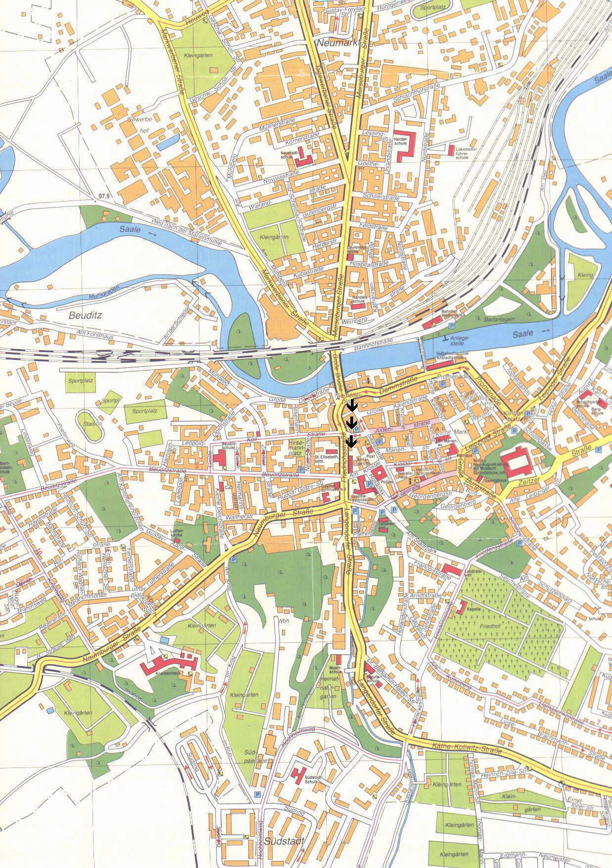 Weissenfels City Map - Weissenfels Germany • mappery